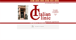 Desktop Screenshot of italianclinic.com